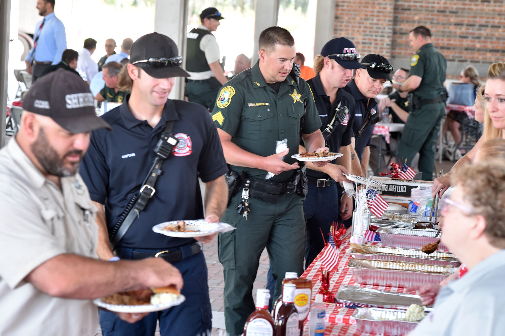 Chamber treats first responders to lunch